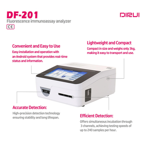 Analizador de Inmunoensayo de Fluorescencia de 3 Canales <span class=keywords><strong>con</strong></span> Sistema Android, Diseño Portátil, Alta Precisión, Pruebas de hasta 240 Unidades por Hora - Product Image 4