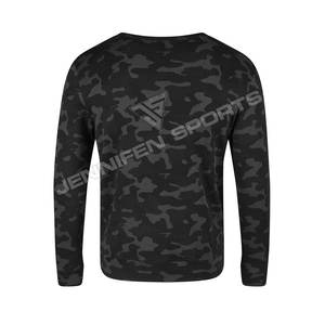 Sudadera con Capucha Personalizada con Estampado de Camuflaje, Ropa Deportiva de Invierno para Hombre, 100% Algodón, Felpa, Cuello Redondo - Product Image 2