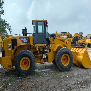 Chargeuse Caterpillar 966H d'occasion, moteur CAT, faible nombre d'heures, avec brise-roche et équipement de manutention industrielle - Product Image 6