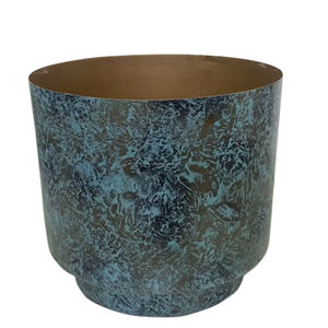 Macetas de Metal con textura moderna para flores, soporte decorativo grande perfecto para áreas interiores y exteriores, precio al por mayor - Product Image 4