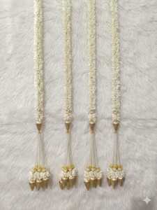 Fabric Jasmine <b>Hanging</b> With Gold Drops - Product Image 1