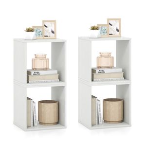 Juego de 2 Organizadores de Almacenamiento en Forma de Cubo, Librerías para Sala de Estar, Dormitorio, Estudio - Product Image 2