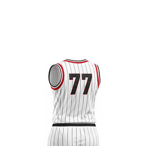 Uniforme de basketball sublimé personnalisé de haute qualité pour équipe et club, grandes tailles, respirant, anti-transpiration, anti-bactérien, séchage rapide - Product Image 5