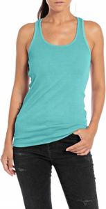 Débardeur en tricot côtelé 100% coton pour femmes, style décontracté à motif solide respirant - Product Image 4