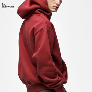 Sweat à capuche oversize streetwear pour homme |   Sweat-shirts à capuche vierges 100 % coton épais, vente en gros, MOQ 2 pièces, en tissu polaire, fabriqués au Pakistan - Product Image 5