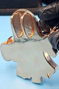 Collar de Lujo Estilo Hip Hop, Plata de Ley 925, Chapado en Oro Rosa, Unisex, Sin Níquel, Sin Plomo, con Moissanita, para Fiestas - Product Image 3