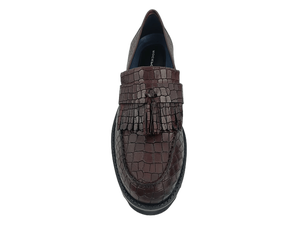Mocasines de Piel Genuina para Hombre, Punta Redonda, Borlas, Color Marrón Sólido, Suela de Goma Acolchada, para Todas las Temporadas - Product Image 4