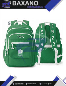 Sac à dos de haute qualité de style 3D Iota Phi Lambda IPL Sorority, sac d'école moderne pour le sport et les voyages, design de logo personnalisé - Product Image 4