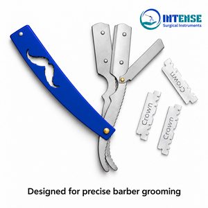 Professional Straight Edge Barber <b>Razor</b> Folding Shavette Hair Cutting <b>Razor</b> <b>for</b> <b>Men</b> Grooming - Product Image 1