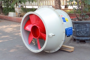Ventilador axial de accionamiento directo con diseño de montaje en base para extracción de aire en cocinas APL-5-6D de fábrica vietnamita con corte láser CNC - Product Image 5