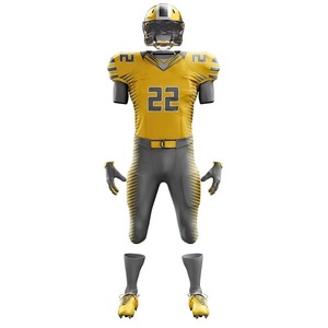 2026 New Custom Made Breathable 100% Polyester American Football Training Jerseys Uniform Set Plus Size Unisex Adult Custom Logo - Product Image 5