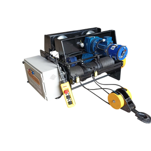 Electric 1-3 Ton Capacity 9 Mtr Lifting Height Wire Rope Aluminum Alloy <b>Hoist</b> ABB Motor EMCO Brake PBL Gearbox Remote Control - Product Image 1