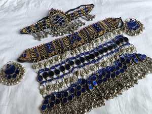 Juegos de Joyería Afgana Vintage de Plata Chapada, Hechos a Mano, de Alta Calidad, con Diseño Hermoso y Personalizado, para Regalos de Boda y Fiestas - Product Image 2