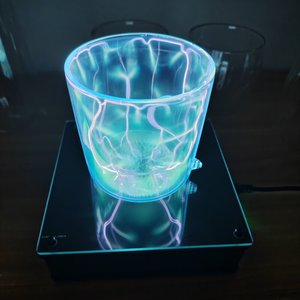 Cool Induction Plasma Inert Gas Cup, Xenon Cup, Neon Cup, <b>Wireless</b> <b>Lighting</b> Tesla Coil X36 - Product Image 4