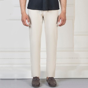 Pantalones Chinos de Algodón Beige para Hombre, Corte Recto, Cintura Media, Estilo Casual, Antiarrugas, Tela Oxford Ligera, Bolsillos Laterales, Verano - Product Image 2
