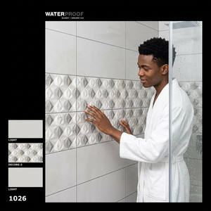 Porcelana brillante de 30x60cm, azulejos de pared de cerámica 3D de 300x600mm, decoración de Villa de 12x24, Carreaux para uso interior en Túnez - Product Image 1
