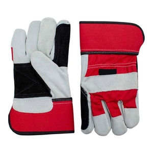 Gants de travail en cuir de vachette renforcé, résistants à l'abrasion, certifiés CE, avec manchette de sécurité anti-chaleur - Product Image 1