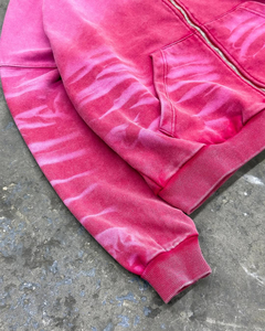 Custom Vintage Acid Wash <b>Men</b> Sweatshirts Sun Faded Zipper French Terry Streetwear Oversized Zip <b>Pullover</b> Hoodie for Man - Product Image 4