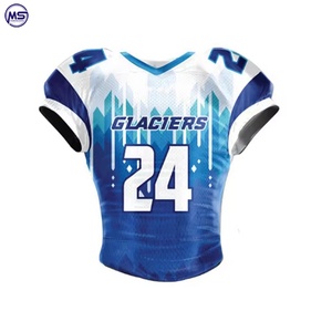 Uniforme de Fútbol Americano de Talla Grande, Jersey y Pantalones Cortos de Poliéster de Alta Calidad, Transpirable, de Secado Rápido, Unisex, para Todas las Temporadas - Product Image 1