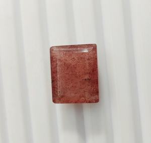 Cuarzo fresa de calidad AAA, gemas facetadas de formas mixtas, 21*16 mm, 28.50 Ct, GEMAS 100% NATURALES para la fabricación de joyas - Product Image 4