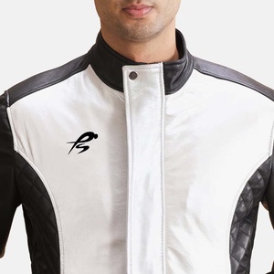 Veste en cuir véritable pour homme PIHA SPORTS, design personnalisé avec logo, imperméable, réversible, style rétro vintage, effet vieilli, pour l'hiver, style motard - Product Image 5