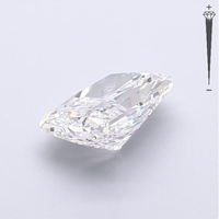 Diamant de laboratoire certifié GIA 3,04 CT taille Radiant couleur D clarté VVS1 CVD LG 3515735631 ROYAL GEMS pour la fabrication de bijoux