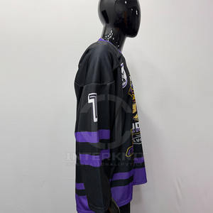 Latest Design Adult Men's <b>Ice</b> Hockey Uniform Solid Color Polyester Breathable Wholesale Best Price - Product Image 3