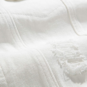 Eco Friendly Men Denim Jacket Vintage Washed <b>Fabric</b> Breathable Winter 100% Polyester fiber filling Denim Jacket OEM - Product Image 5