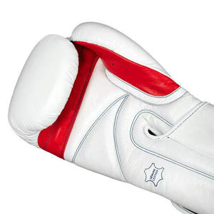Guantes de Boxeo de Piel Auténtica, Diseño Personalizado, Alta Calidad, Profesionales, Transpirables, Cierre de Gancho y Bucle, para Exteriores - Product Image 6