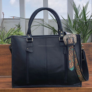 2025 nueva tendencia Tooled cuero de vaca genuino bolsos de hombro para mujer de gran capacidad diseñador bandolera - Product Image 5