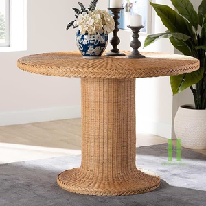 Mesa de Centro Redonda de Mimbre Hecha a Mano por Proveedores de Vietnam, Estilo Boho, Muebles para Sala de Estar, Calidad de Exportación, Superventas - Product Image 3