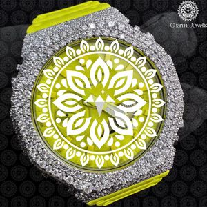 Montre de luxe Charm Jewells en acier inoxydable, cadran analogique de 40 mm, verre saphir, lumineuse, mouvement mécanique pour homme, date automatique - Product Image 1