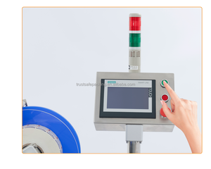 Ts05-1 etichettatrice automatica a doppio lato del prodotto rotondo per barattoli circolari per imballaggi industriali di cosmetici alimentari - Product Image 4