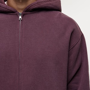 Ensemble de survêtement pour homme, sport d'hiver, écologique, respirant, élégant, à capuche, fermeture éclair intégrale, 100% coton, pour l'extérieur - Product Image 6
