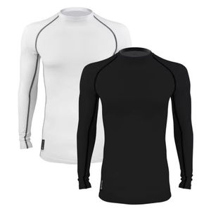 Mens Performance Layering Shirt <b>Long</b> <b>Sleeve</b> Sports <b>Undershirt</b> Breathable Stretch Moisture Control Training Apparel Rashguard - Product Image 1