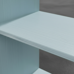 Estantería de exhibición de 3 niveles, estantería de almacenamiento, unidad de estantería abierta sin respaldo, estantería ecológica, muebles modernos para el hogar - Product Image 5