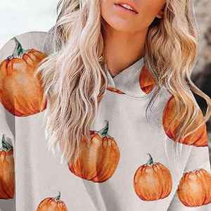 Sudadera con Capucha Sublimada, Diseño Atractivo y Elegante, Ligera, Cómoda, Corte Regular, Sudadera de Verano para Mujer - Product Image 3