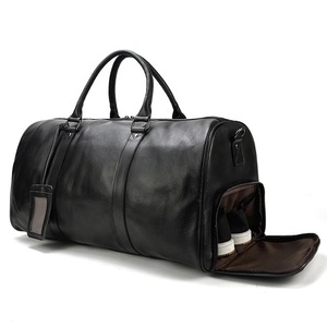 Nouvel Arrivage Sac de Voyage Week-end en Cuir Haut de Gamme Élégant Multifonctionnel pour Tenues et Costumes - Product Image 4
