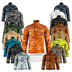 Veste de camouflage légère pour homme, vêtements d'uniforme, veste utilitaire d'extérieur, col montant, vêtements d'entraînement professionnels en plein air - Product Image 1