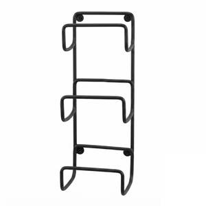 Metal Wall Mounted Towel Rack and Storage Organizer for Bathroom Rolled Bath Towels Washcloths and Linens In Good Price - Product Image 2
