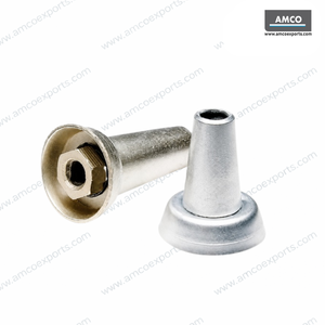 AMCO EXPORTS น็อตเหล็กชุบสังกะสีแบบกรวยสำหรับระบบเหล็กยึด |   อุปกรณ์เสริมสำหรับแบบหล่อคอนกรีตประกอบง่าย - Product Image 1