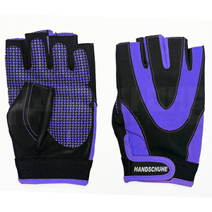 Guantes de Gimnasio de Medio Dedo, Material PU Resistente, Correa de Muñeca Ajustable, Agarre para Levantamiento de Pesas, Unisex, para Fisicoculturismo - Product Image 2