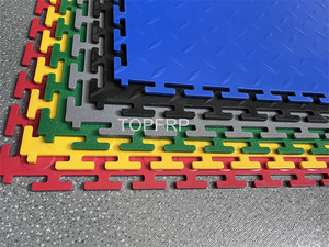 กระเบื้องปูพื้นพลาสติกแบบคลิ๊กล็อค PVC สำหรับโรงจอดรถ ทนทาน ขายดี / กระเบื้องปูพื้นพลาสติกแบบคลิ๊กล็อคสำหรับโรงงานอุตสาหกรรมและโรงยิม - Product Image 2