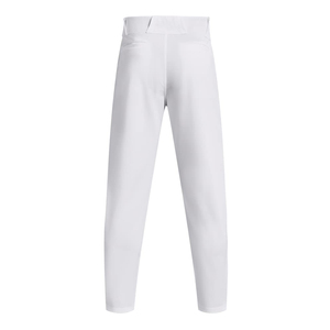 Pantalon de baseball blanc pour homme, coupe classique, fermeture à ceinture, polyester, couleur unie, avec poches, toutes saisons, vêtements de softball pour adultes - Product Image 3