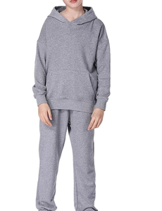 OEM 2026 New Style Black Tracksuits Child Hooded Pullover Baby Tracksuit Sportswear Joggers Set Kids Sweat Suits For <b>Boys</b> - Product Image 6