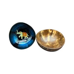 Tazón de coco colorido de alta calidad de venta superior Lacquerware buena opción para venta al por mayor de fábrica de Vietnam - Product Image 5