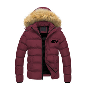 High Quality Men's Reversible Zipper Puffer <b>Jacket</b> Windproof <b>Winter</b> Designer Brand Regular Length Men Puffer <b>Jacket</b> Wholesale - Product Image 1