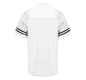 Wholesale V-Neck Short Sleeve Football Jersey Breathable Mesh Polyester Unisex Adult Regular Fit Solid Color Sport Apparel - Product Image 6