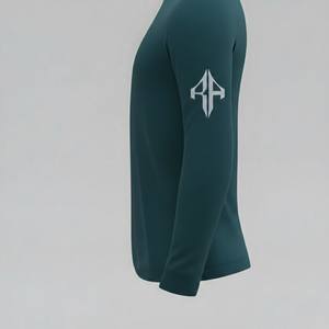 Camiseta de Manga Larga para Hombre, Calidad Premium 2026, Cuello Redondo, 100% Algodón, Estilo Holgado Personalizado, Casual, Bajo Demanda, RIVIAN ATLANTIC - Product Image 6