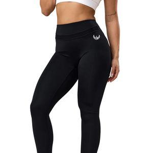 Black Mesh Panel Legging Women High Waist Compression Yoga Pants Breathable Workout <b>Tights</b> Stretch Fitness Activewear Gym Wear - Product Image 2